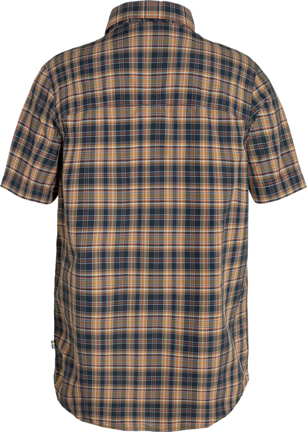Fjällräven Men&#x27;s Abisko Hike Shirt Shortsleeve Dark Navy/Buckwheat Brown | Buy Fjällräven Men&#x27;s Abisko Hike Shirt Shortsleeve Dark Navy/Buckwheat Brown here | Outnorth