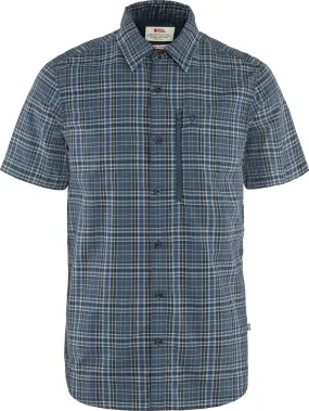 Fjällräven Men&#x27;s Abisko Hike Shirt Shortsleeve Indigo Blue/Dark Navy | Buy Fjällräven Men&#x27;s Abisko Hike Shirt Shortsleeve Indigo Blue/Dark Navy here | Outnorth