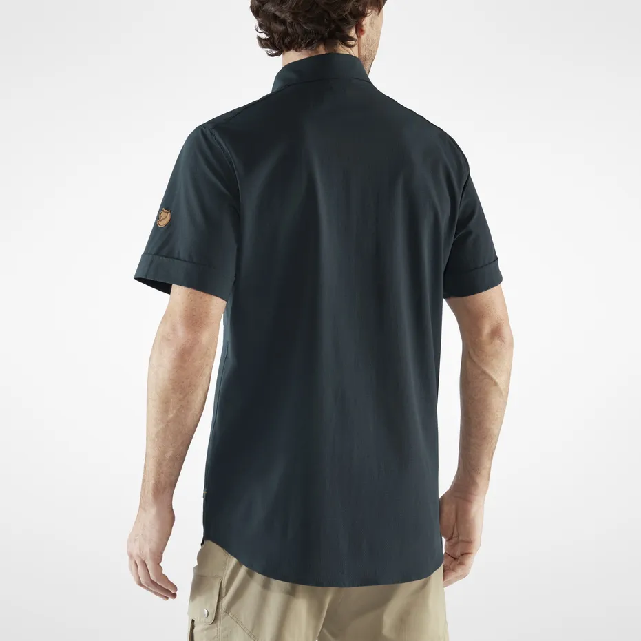 Fjällräven Men&#x27;s Abisko Trekking Shirt SS Dark Navy | Buy Fjällräven Men&#x27;s Abisko Trekking Shirt SS Dark Navy here | Outnorth