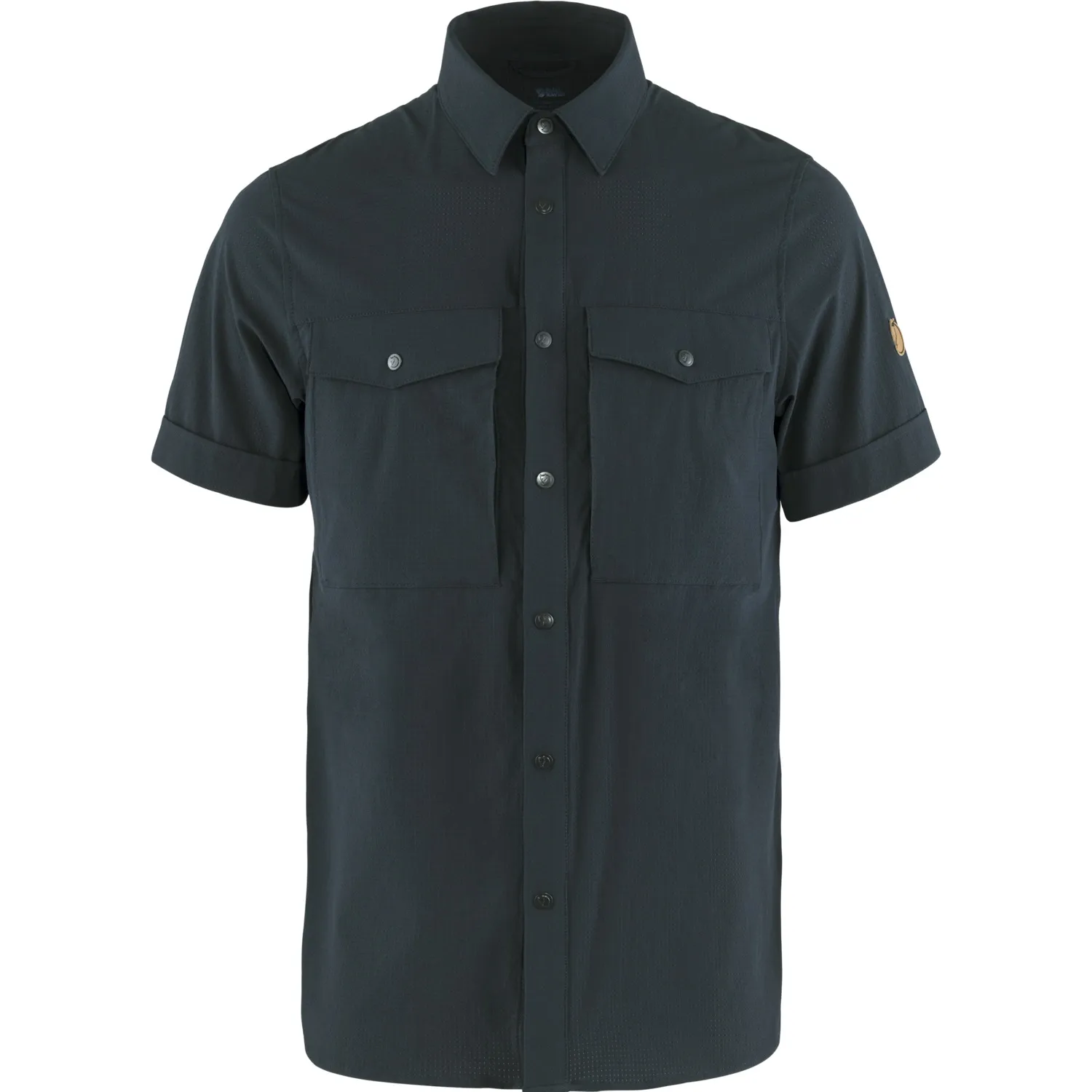 Fjällräven Men&#x27;s Abisko Trekking Shirt SS Dark Navy | Buy Fjällräven Men&#x27;s Abisko Trekking Shirt SS Dark Navy here | Outnorth