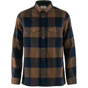 Fjällräven Men&#x27;s Canada Shirt Chestnut/Dark Navy | Buy Fjällräven Men&#x27;s Canada Shirt Chestnut/Dark Navy here | Outnorth