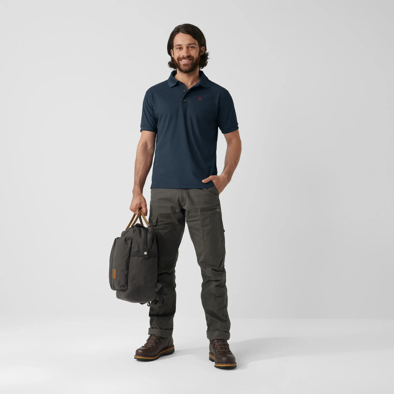 Fjällräven Men&#x27;s Crowley Pique Shirt Alpine Blue | Buy Fjällräven Men&#x27;s Crowley Pique Shirt Alpine Blue here | Outnorth