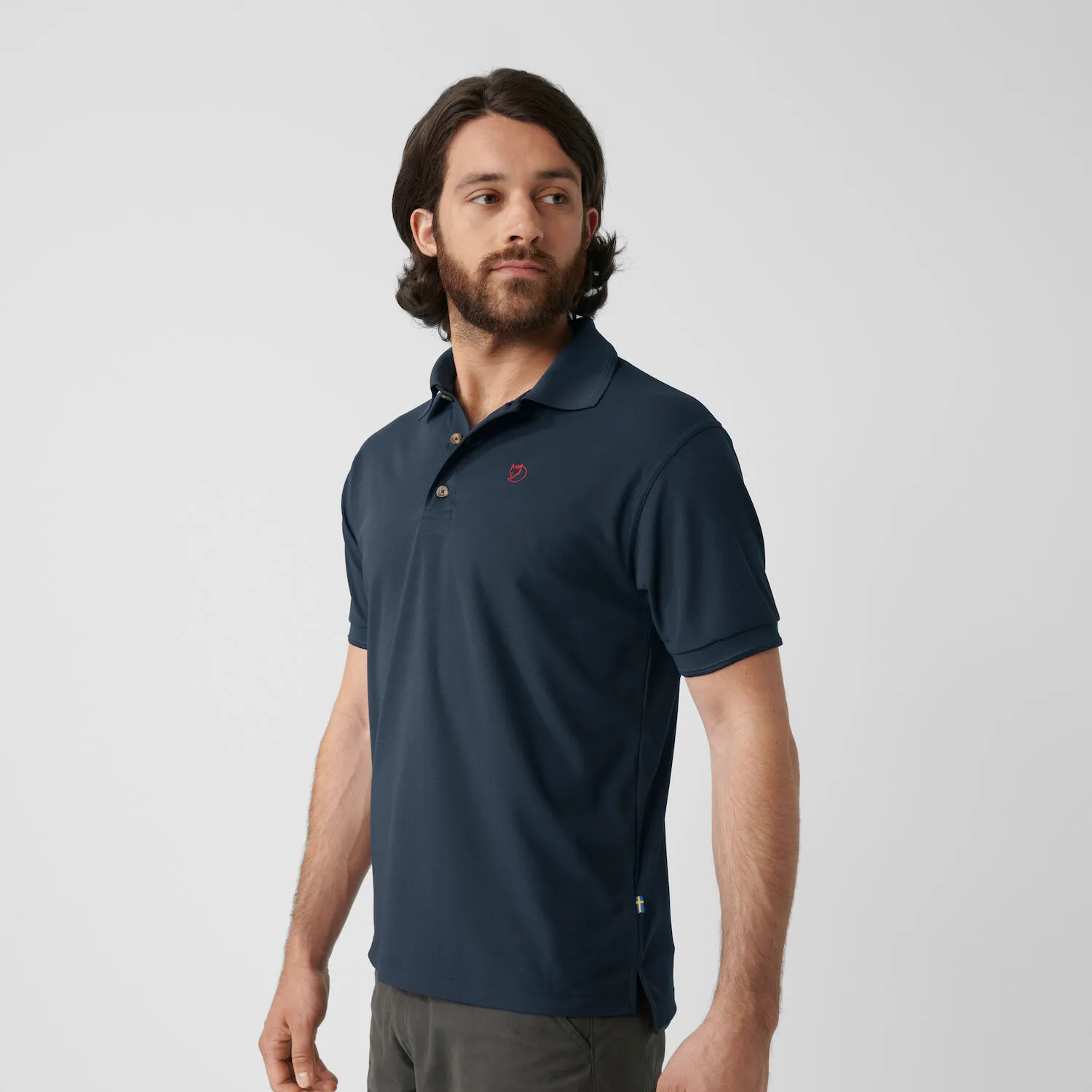 Fjällräven Men&#x27;s Crowley Pique Shirt Blueblack | Buy Fjällräven Men&#x27;s Crowley Pique Shirt Blueblack here | Outnorth