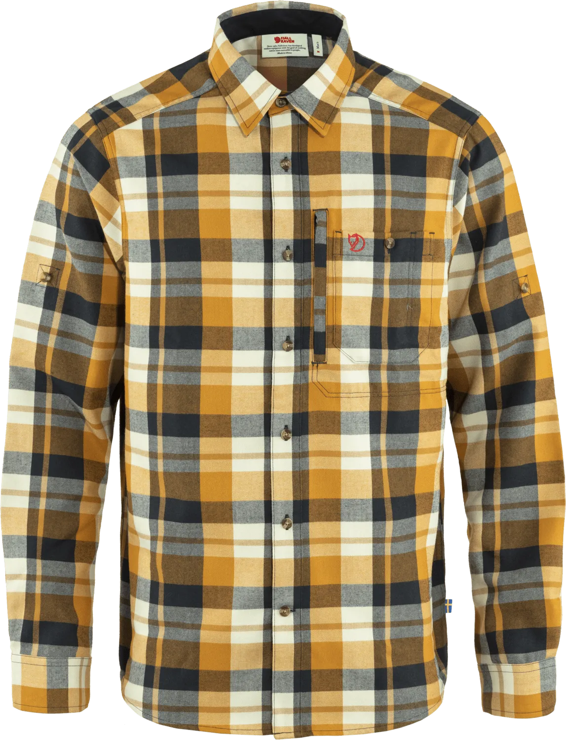 Fjällräven Men&#x27;s Fjällglim Shirt Buckwheat Brown-Dark Navy | Buy Fjällräven Men&#x27;s Fjällglim Shirt Buckwheat Brown-Dark Navy here | Outnorth