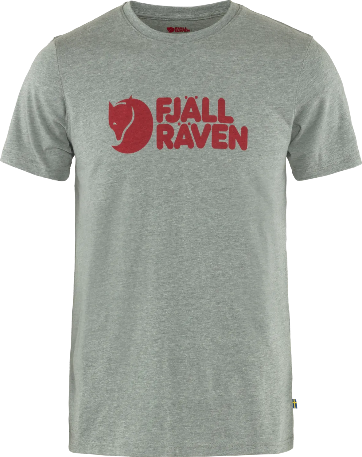 Fjällräven Men&#x27;s Fjällräven Logo T-shirt Grey Melange | Buy Fjällräven Men&#x27;s Fjällräven Logo T-shirt Grey Melange here | Outnorth