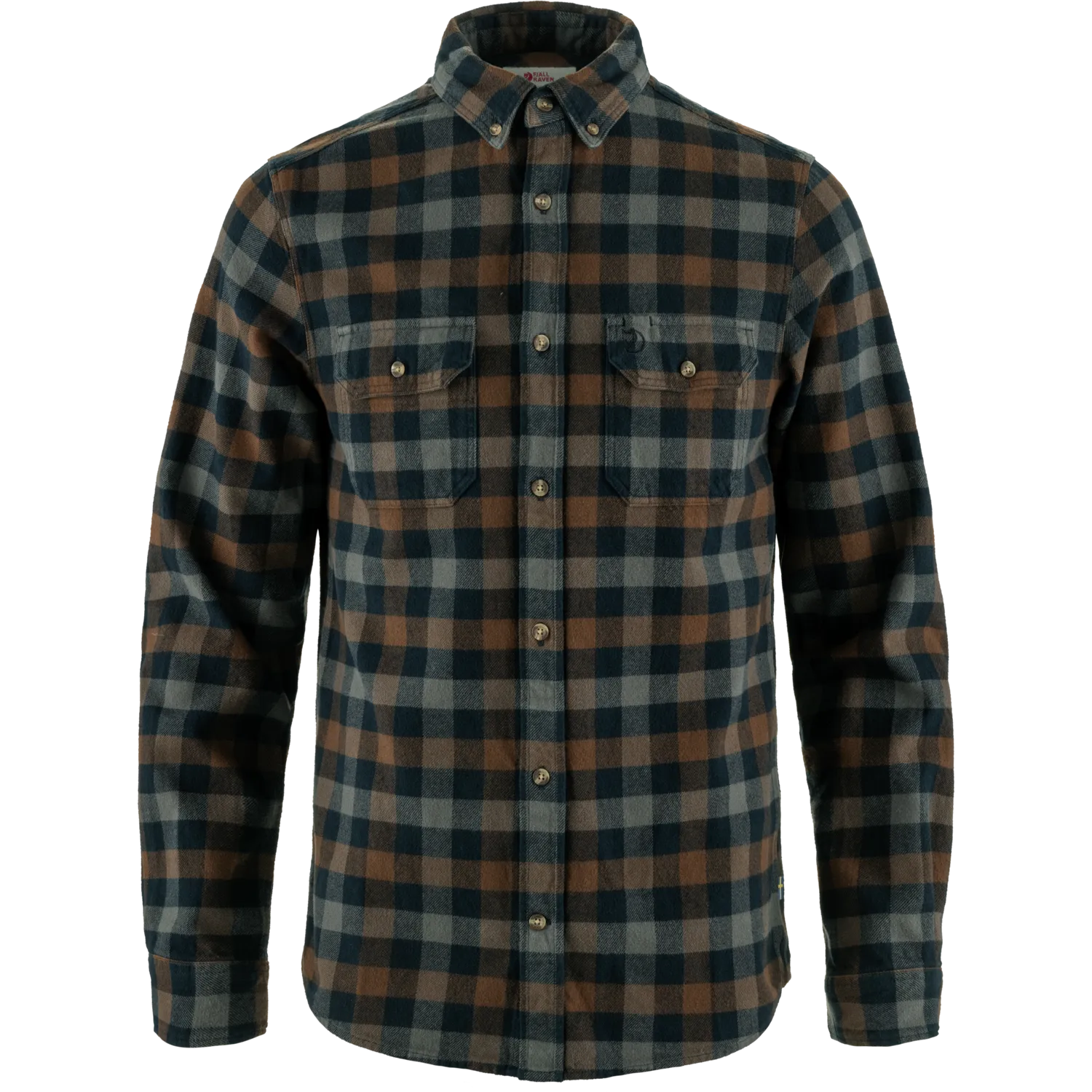 Fjällräven Men&#x27;s Skog Shirt Dark Navy-Dark Oak | Buy Fjällräven Men&#x27;s Skog Shirt Dark Navy-Dark Oak here | Outnorth
