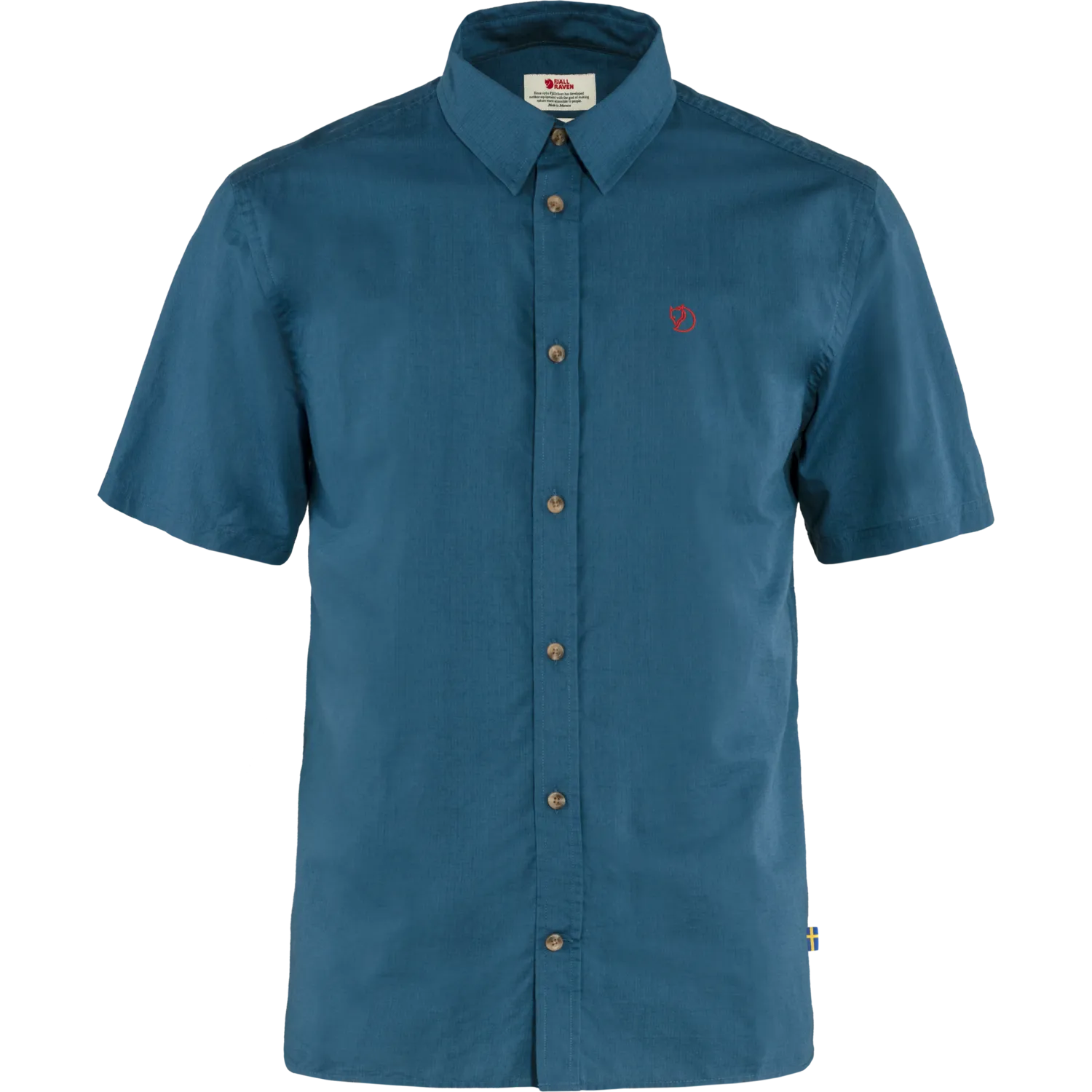 Fjällräven Men&#x27;s Övik Lite Shirt Short Sleeve Uncle Blue | Buy Fjällräven Men&#x27;s Övik Lite Shirt Short Sleeve Uncle Blue here | Outnorth