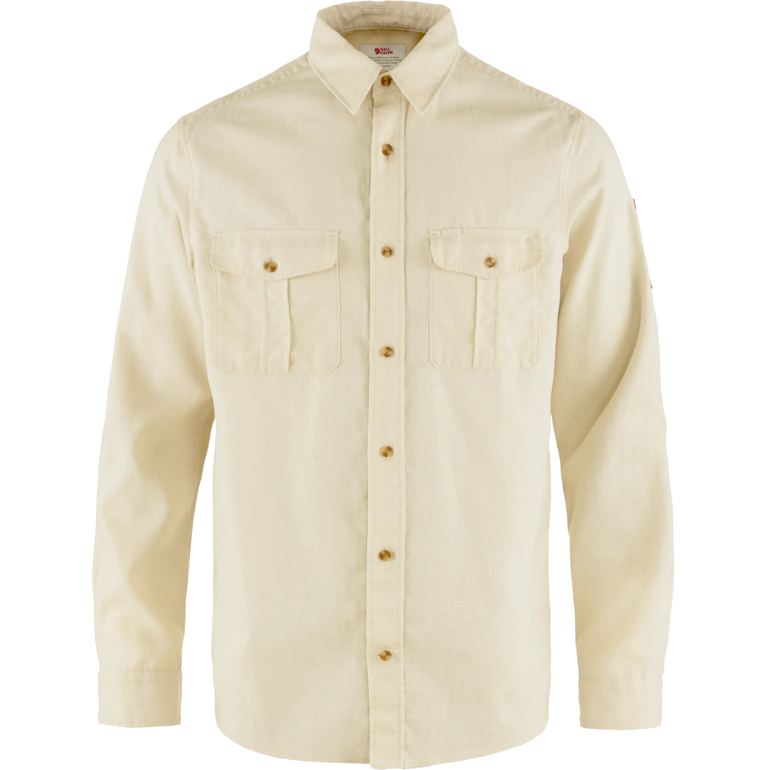 Fjällräven Men&#x27;s Övik Travel Long Sleeved Shirt Chalk White | Buy Fjällräven Men&#x27;s Övik Travel Long Sleeved Shirt Chalk White here | Outnorth