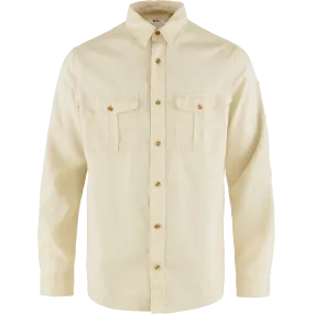 Fjällräven Men&#x27;s Övik Travel Long Sleeved Shirt Chalk White | Buy Fjällräven Men&#x27;s Övik Travel Long Sleeved Shirt Chalk White here | Outnorth