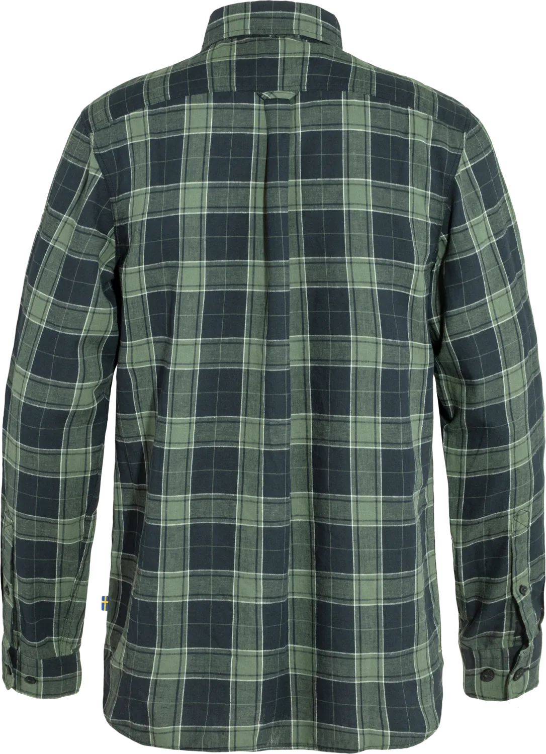 Fjällräven Men&#x27;s Övik Travel Long Sleeved Shirt Dark Navy/Patina Green | Buy Fjällräven Men&#x27;s Övik Travel Long Sleeved Shirt Dark Navy/Patina Green here | Outnorth