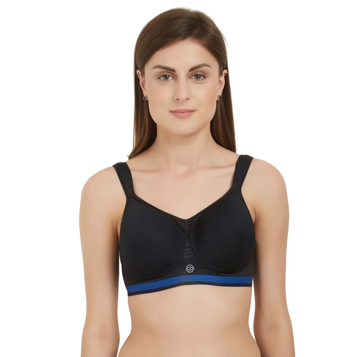 Full Coverage High Impact Padded Non Wired Sports Bra (Pack of 2) CB-906