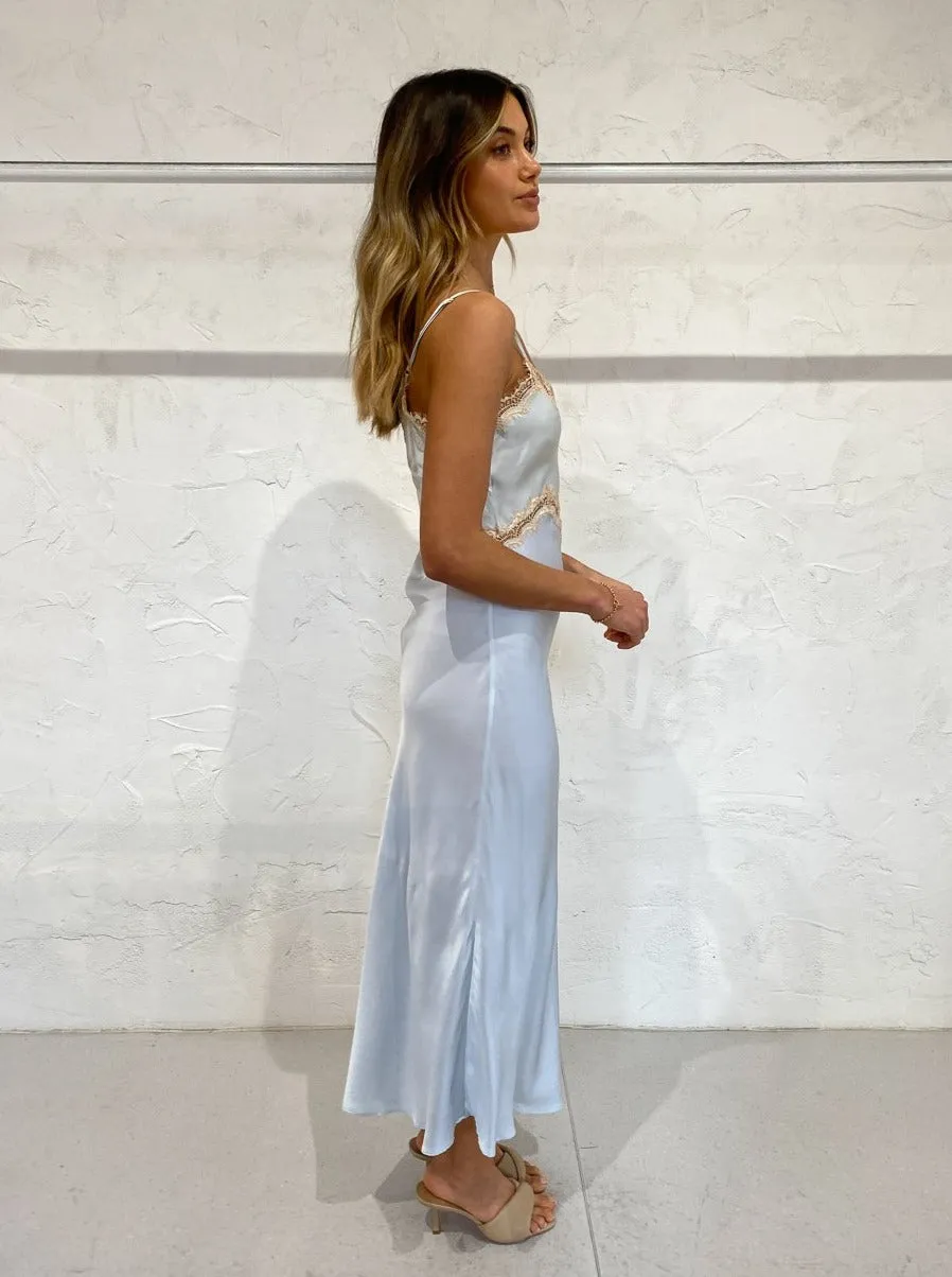 Ginia Hope Dress in Illusion Blue