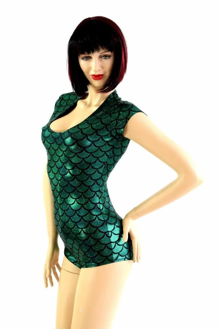 Green Dragon Scale Romper