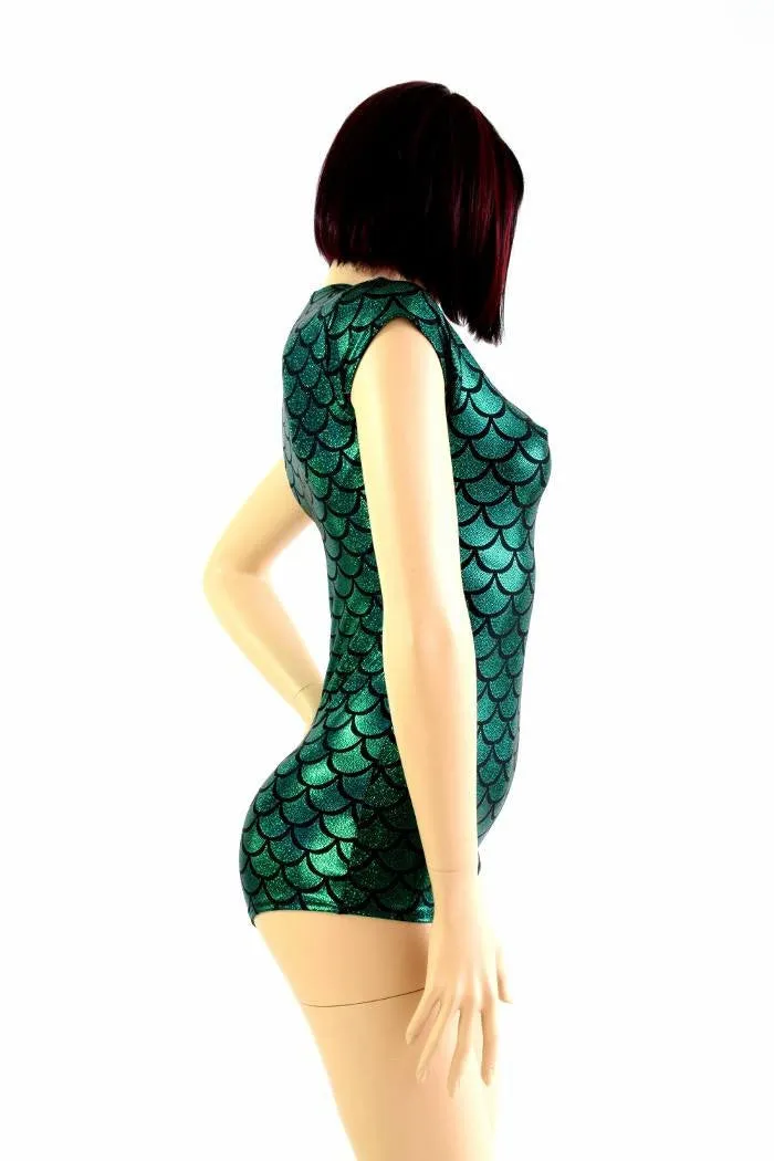 Green Dragon Scale Romper