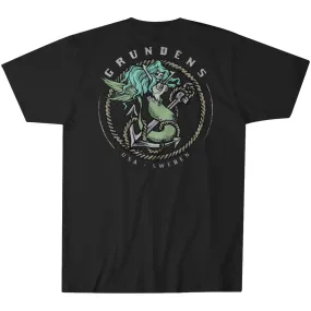 Grundéns Men&#x27;s Mermaid Short Sleeve T-shirt Black | Buy Grundéns Men&#x27;s Mermaid Short Sleeve T-shirt Black here | Outnorth