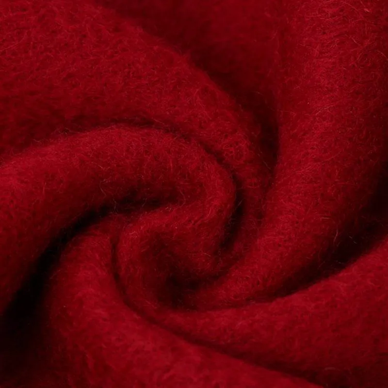 Handmade Embroidery Wool Cashmere Scarf  Winter Wrap Shawl 200x38cm