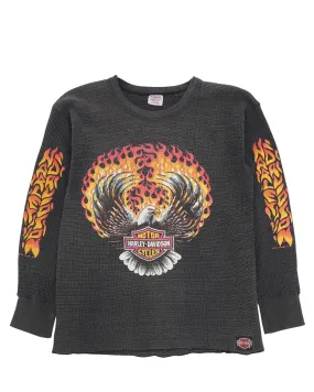 Harley Davidson Staten Island Thermal Long Sleeve T-Shirt