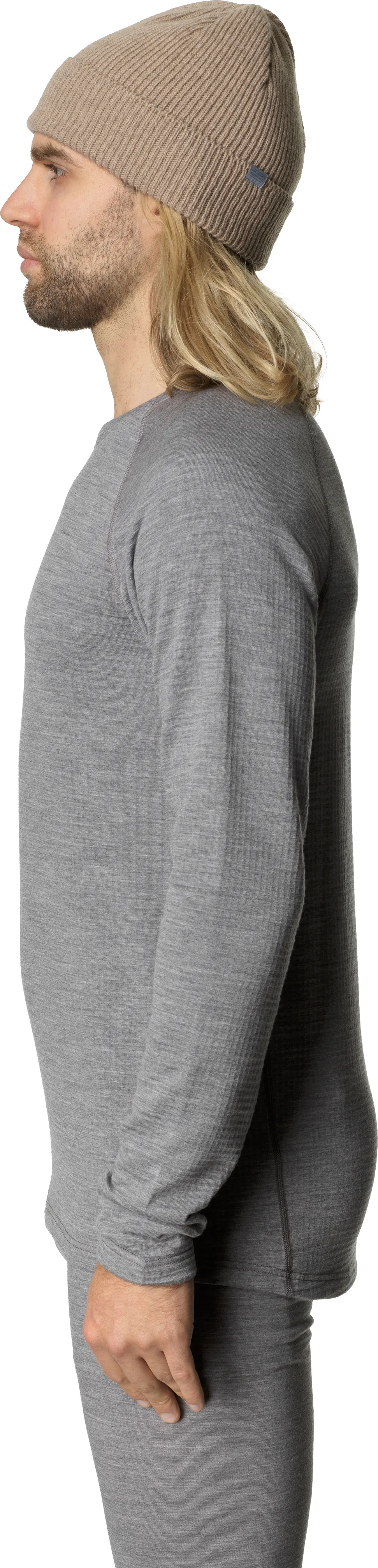 Houdini Men&#x27;s Desoli Thermal Crew College Grey | Buy Houdini Men&#x27;s Desoli Thermal Crew College Grey here | Outnorth