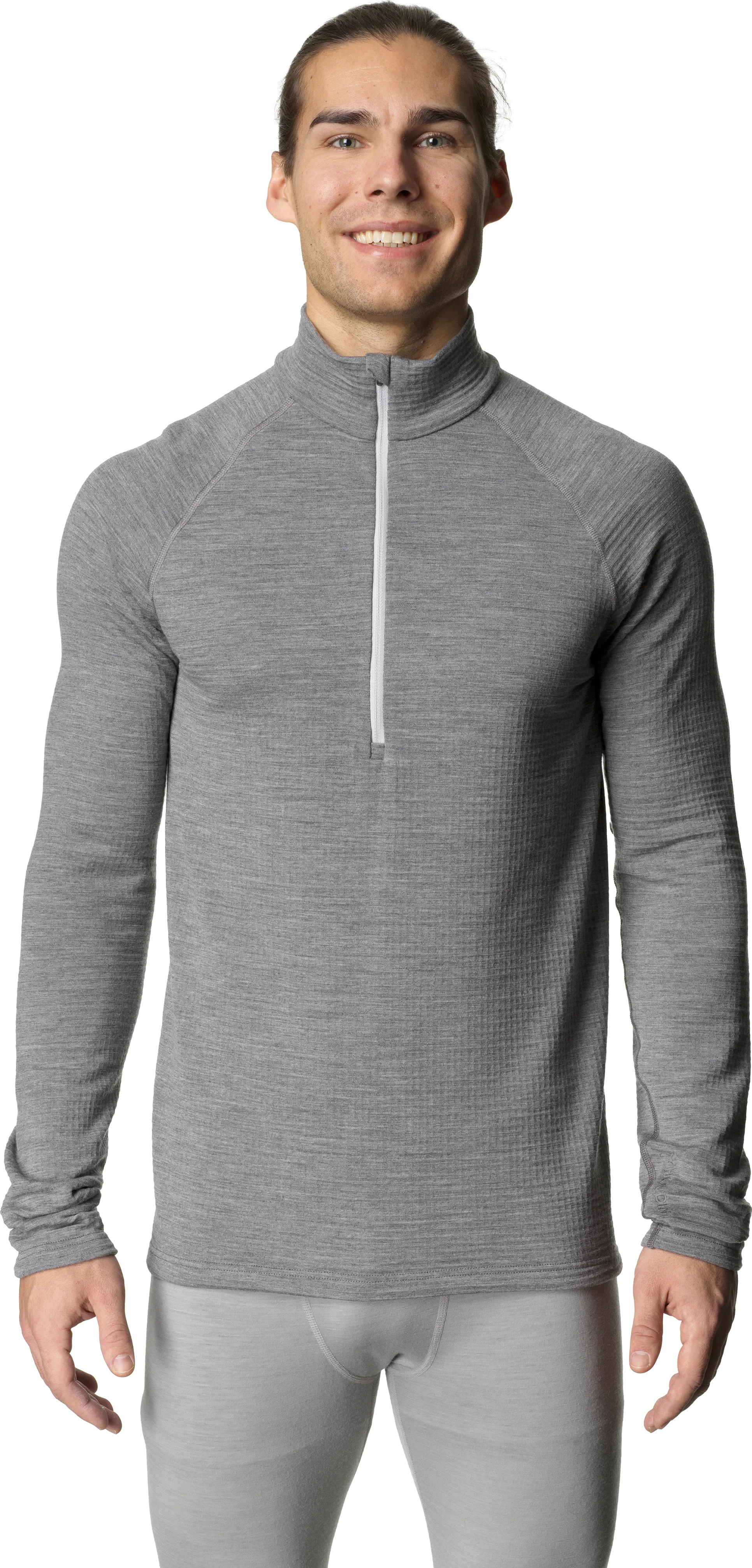Houdini Men&#x27;s Desoli Thermal Half Zip College Grey | Buy Houdini Men&#x27;s Desoli Thermal Half Zip College Grey here | Outnorth