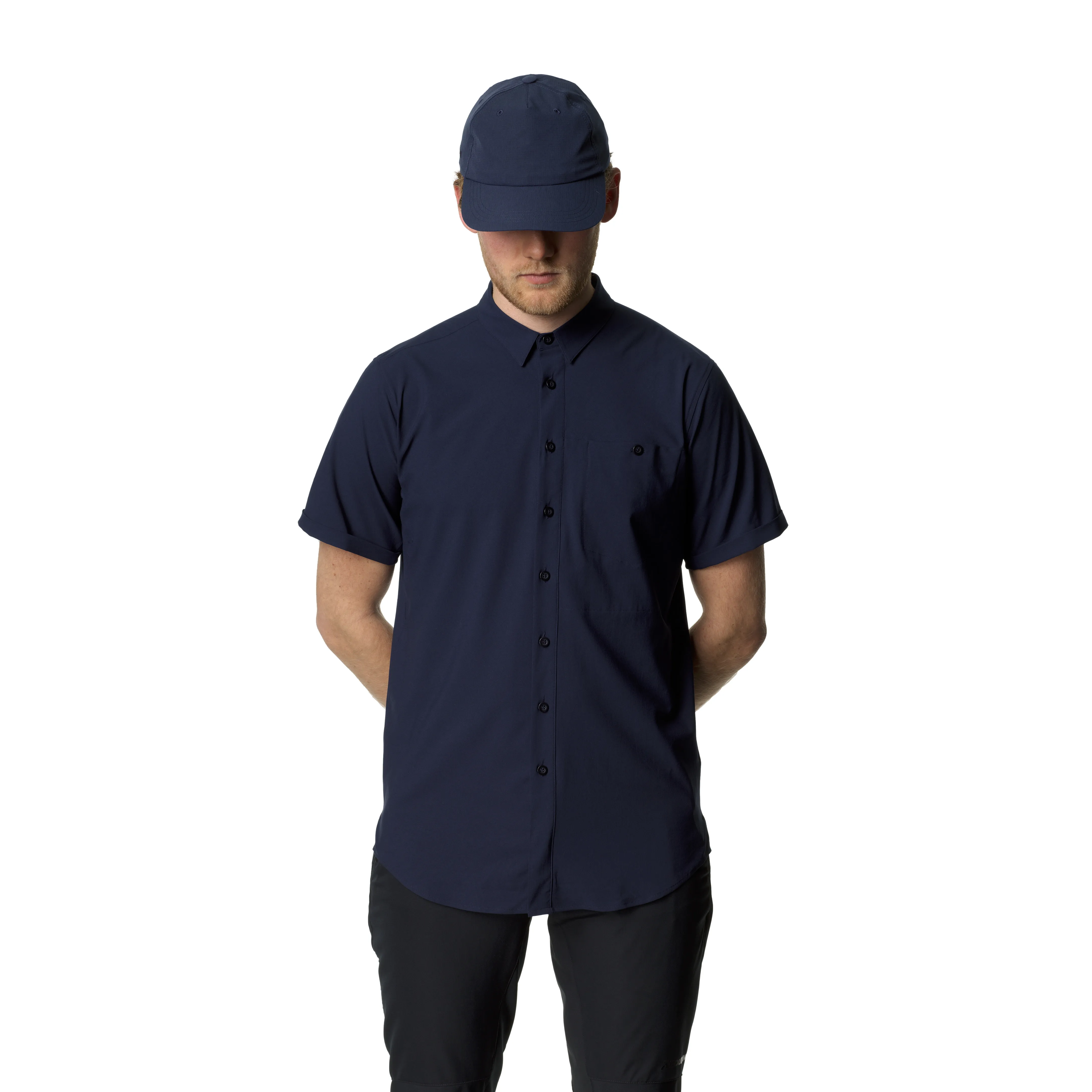 Houdini Men&#x27;s Shortsleeve Shirt Blue Illusion | Buy Houdini Men&#x27;s Shortsleeve Shirt Blue Illusion here | Outnorth