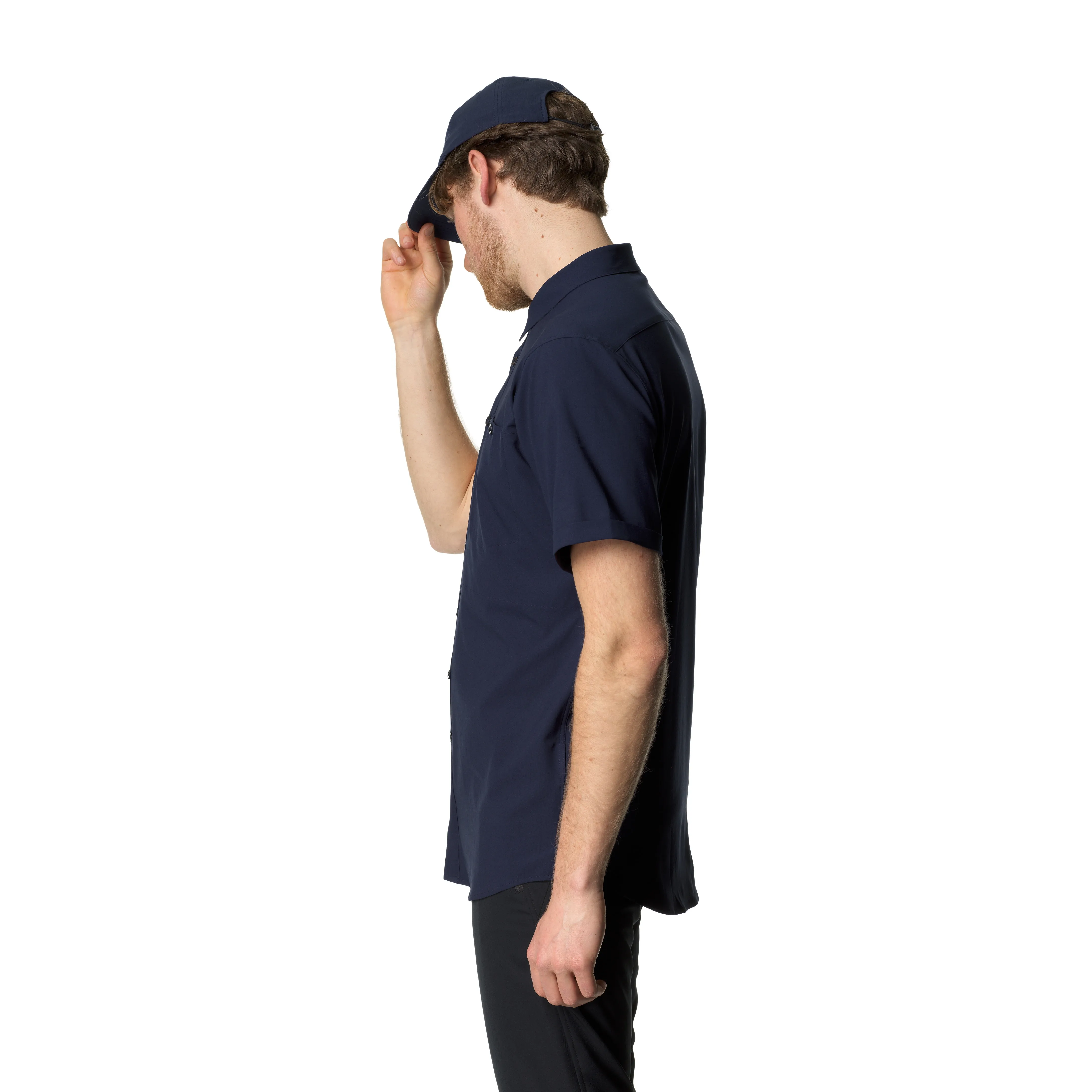 Houdini Men&#x27;s Shortsleeve Shirt Blue Illusion | Buy Houdini Men&#x27;s Shortsleeve Shirt Blue Illusion here | Outnorth