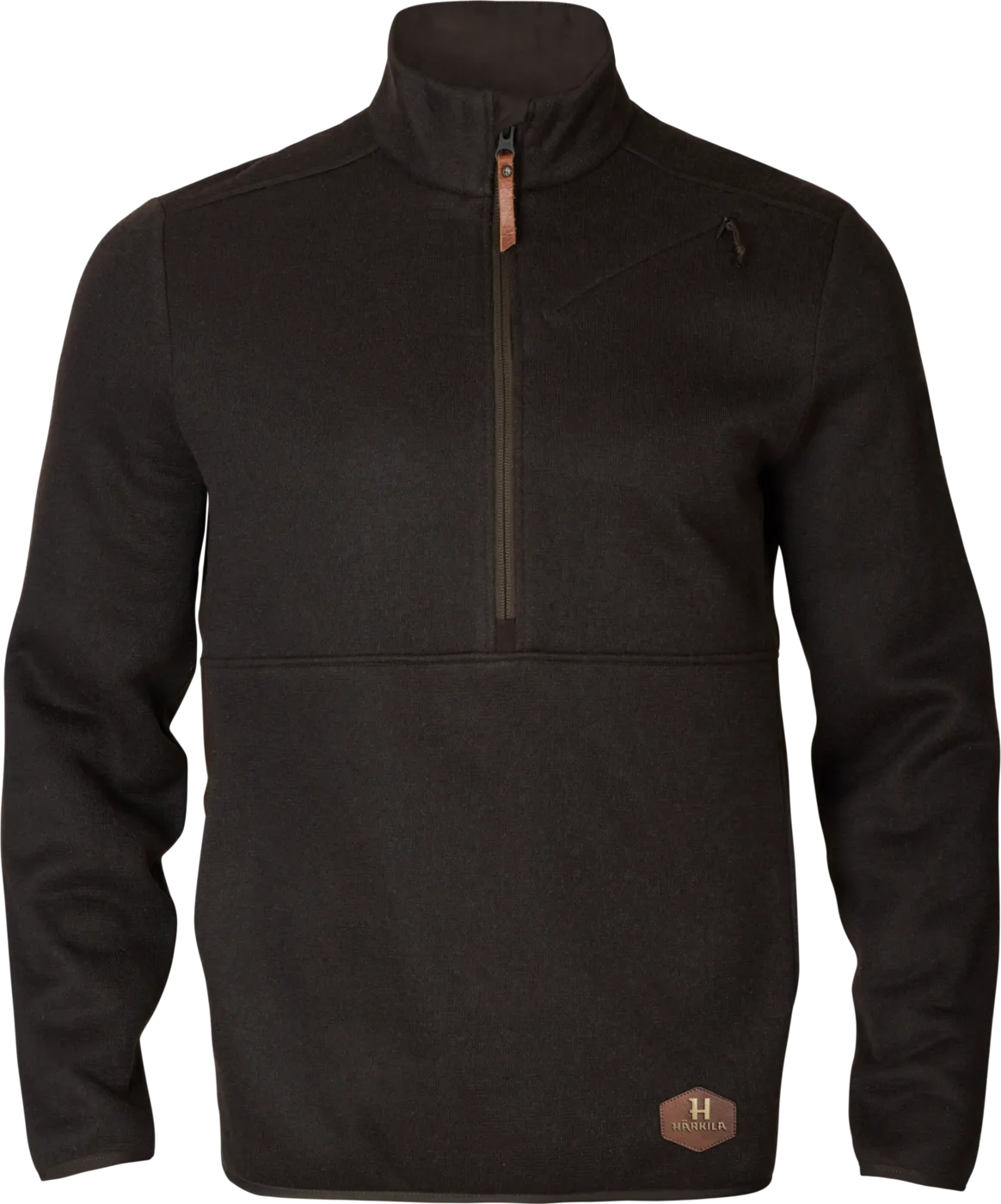 Härkila Men&#x27;s Metso Half Zip Shirt Shadow Brown | Buy Härkila Men&#x27;s Metso Half Zip Shirt Shadow Brown here | Outnorth