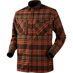 Härkila Men&#x27;s Pajala Shirt Burnt Orange Check | Buy Härkila Men&#x27;s Pajala Shirt Burnt Orange Check here | Outnorth
