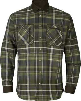 Härkila Men&#x27;s Pajala Shirt Olive Check | Buy Härkila Men&#x27;s Pajala Shirt Olive Check here | Outnorth