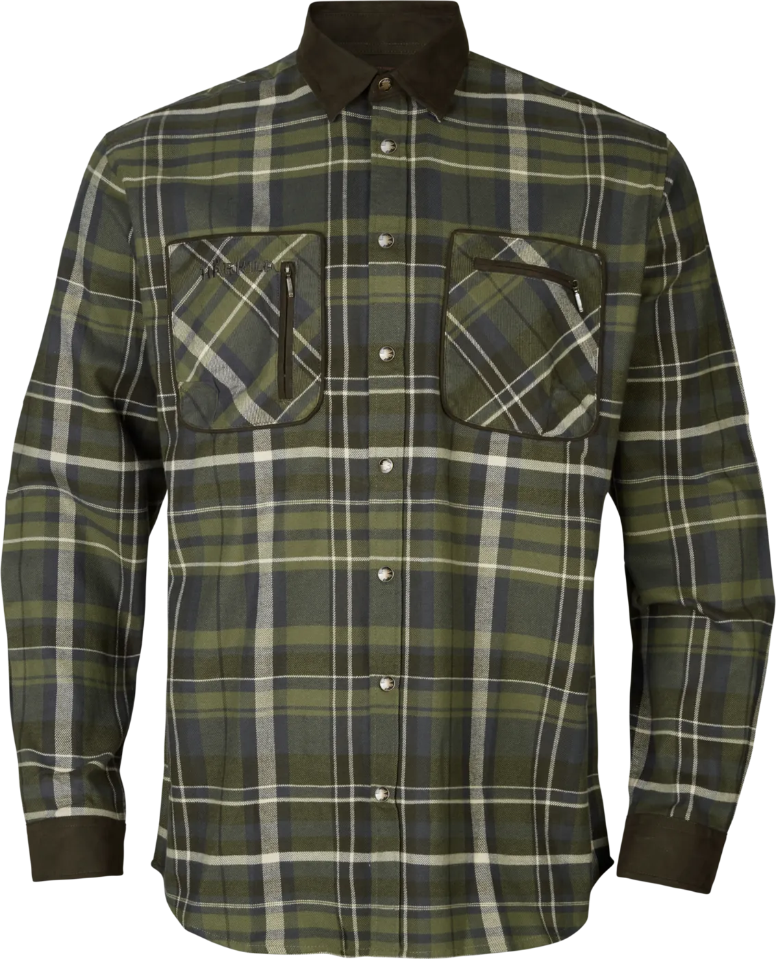 Härkila Men&#x27;s Pajala Shirt Olive Check | Buy Härkila Men&#x27;s Pajala Shirt Olive Check here | Outnorth