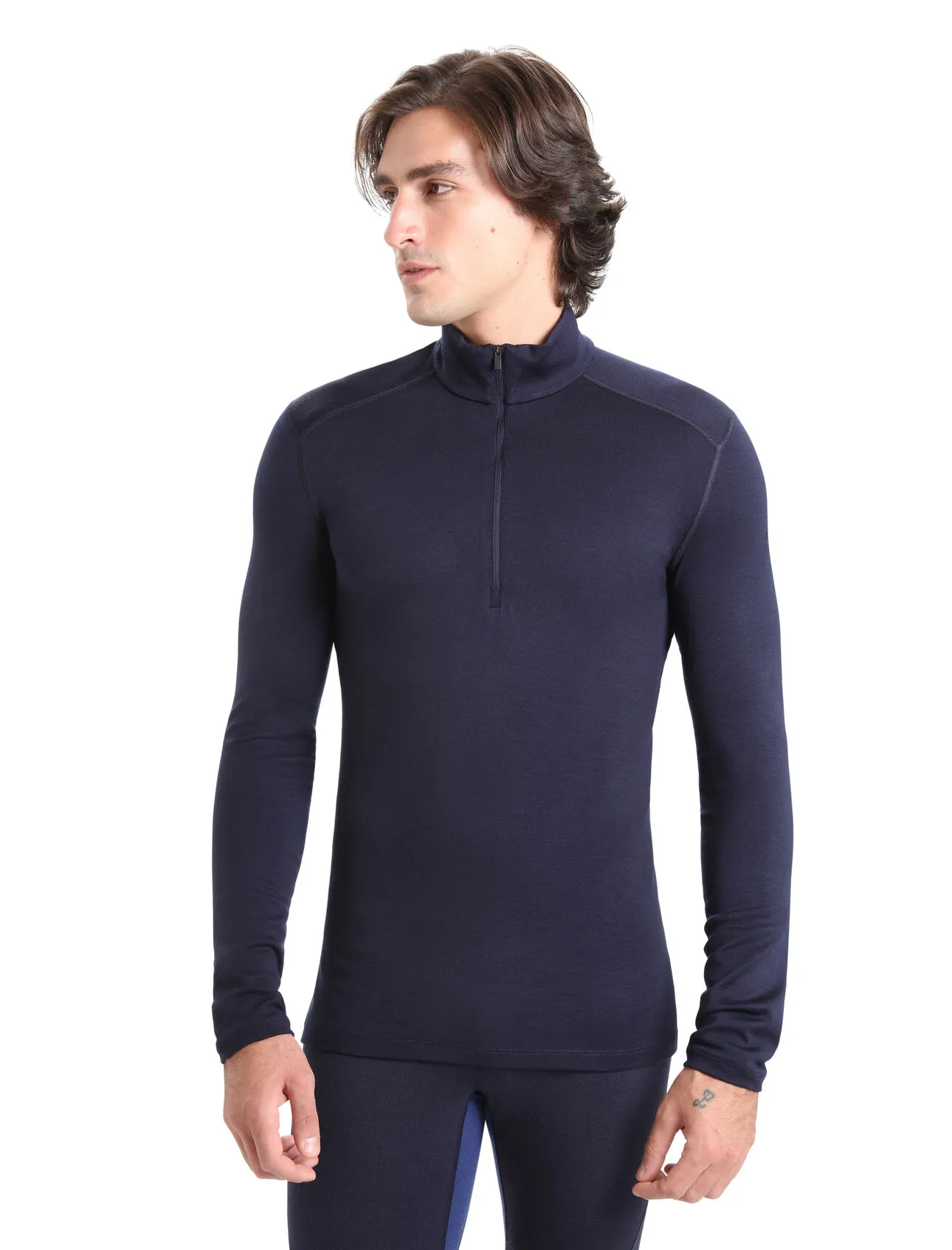 Icebreaker Men&#x27;s Merino 260 Tech Long Sleeve Half Zip Thermal Top Midnight Navy | Buy Icebreaker Men&#x27;s Merino 260 Tech Long Sleeve Half Zip Thermal Top Midnight Navy here | Outnorth