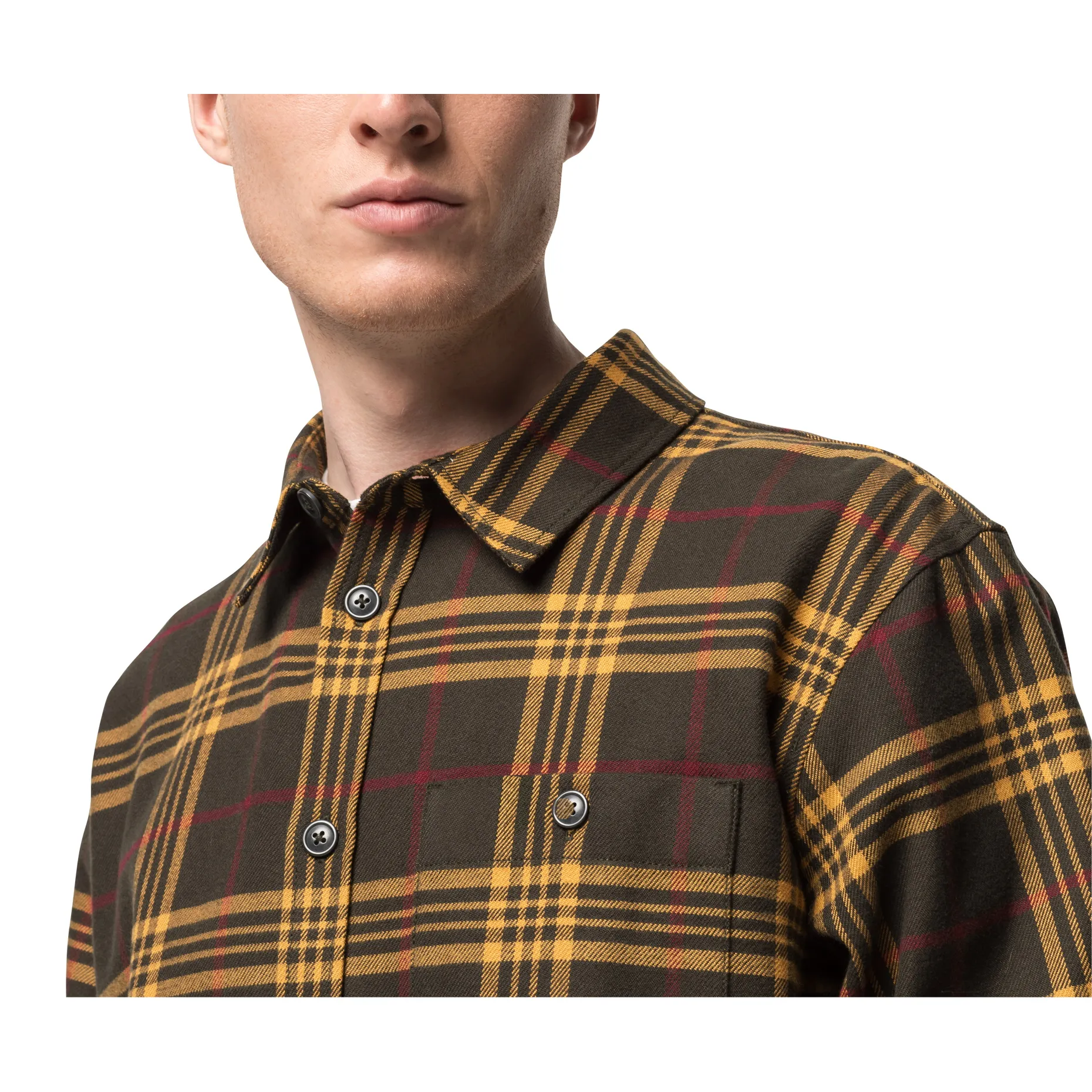 Jack Wolfskin Men&#x27;s Cabin View Shirt Bonsai Green Checks | Buy Jack Wolfskin Men&#x27;s Cabin View Shirt Bonsai Green Checks here | Outnorth
