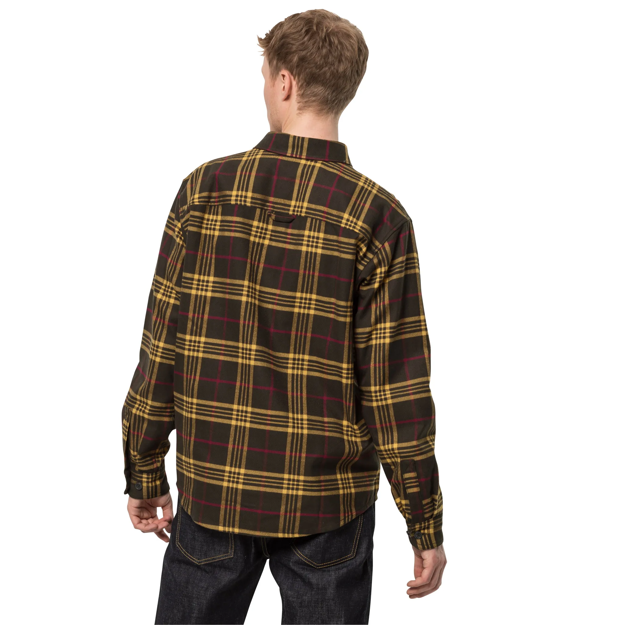 Jack Wolfskin Men&#x27;s Cabin View Shirt Bonsai Green Checks | Buy Jack Wolfskin Men&#x27;s Cabin View Shirt Bonsai Green Checks here | Outnorth
