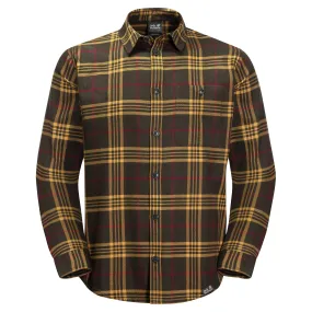 Jack Wolfskin Men&#x27;s Cabin View Shirt Bonsai Green Checks | Buy Jack Wolfskin Men&#x27;s Cabin View Shirt Bonsai Green Checks here | Outnorth