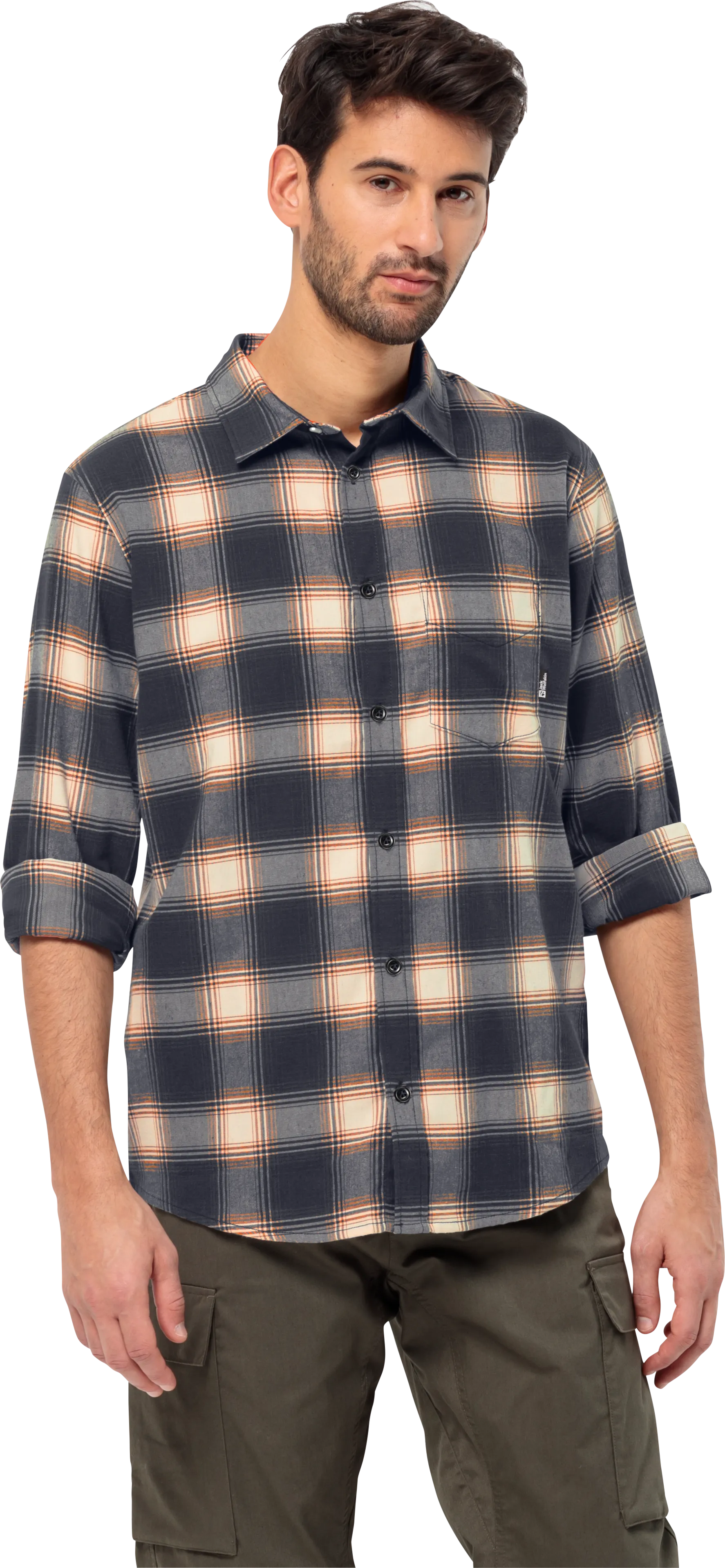 Jack Wolfskin Men&#x27;s Wanderweg Shirt Dark Navy | Buy Jack Wolfskin Men&#x27;s Wanderweg Shirt Dark Navy here | Outnorth