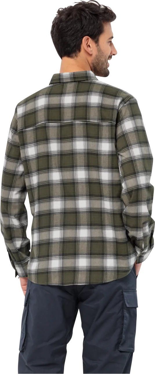 Jack Wolfskin Men&#x27;s Wanderweg Shirt Island Moss 41 | Buy Jack Wolfskin Men&#x27;s Wanderweg Shirt Island Moss 41 here | Outnorth