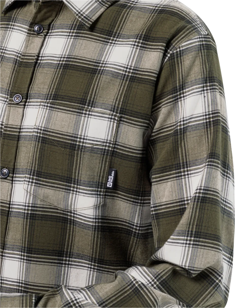 Jack Wolfskin Men&#x27;s Wanderweg Shirt Island Moss 41 | Buy Jack Wolfskin Men&#x27;s Wanderweg Shirt Island Moss 41 here | Outnorth