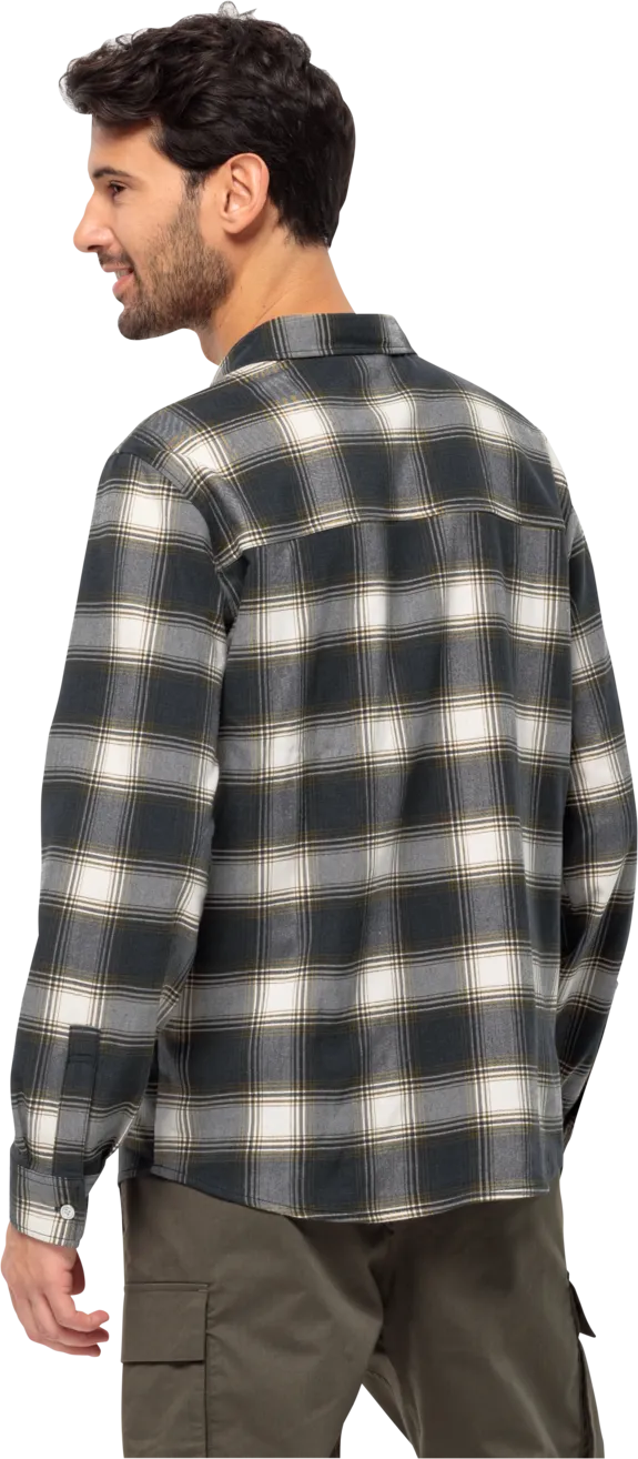 Jack Wolfskin Men&#x27;s Wanderweg Shirt Night Blue 41 | Buy Jack Wolfskin Men&#x27;s Wanderweg Shirt Night Blue 41 here | Outnorth
