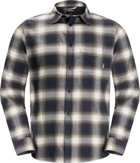Jack Wolfskin Men&#x27;s Wanderweg Shirt Night Blue 41 | Buy Jack Wolfskin Men&#x27;s Wanderweg Shirt Night Blue 41 here | Outnorth