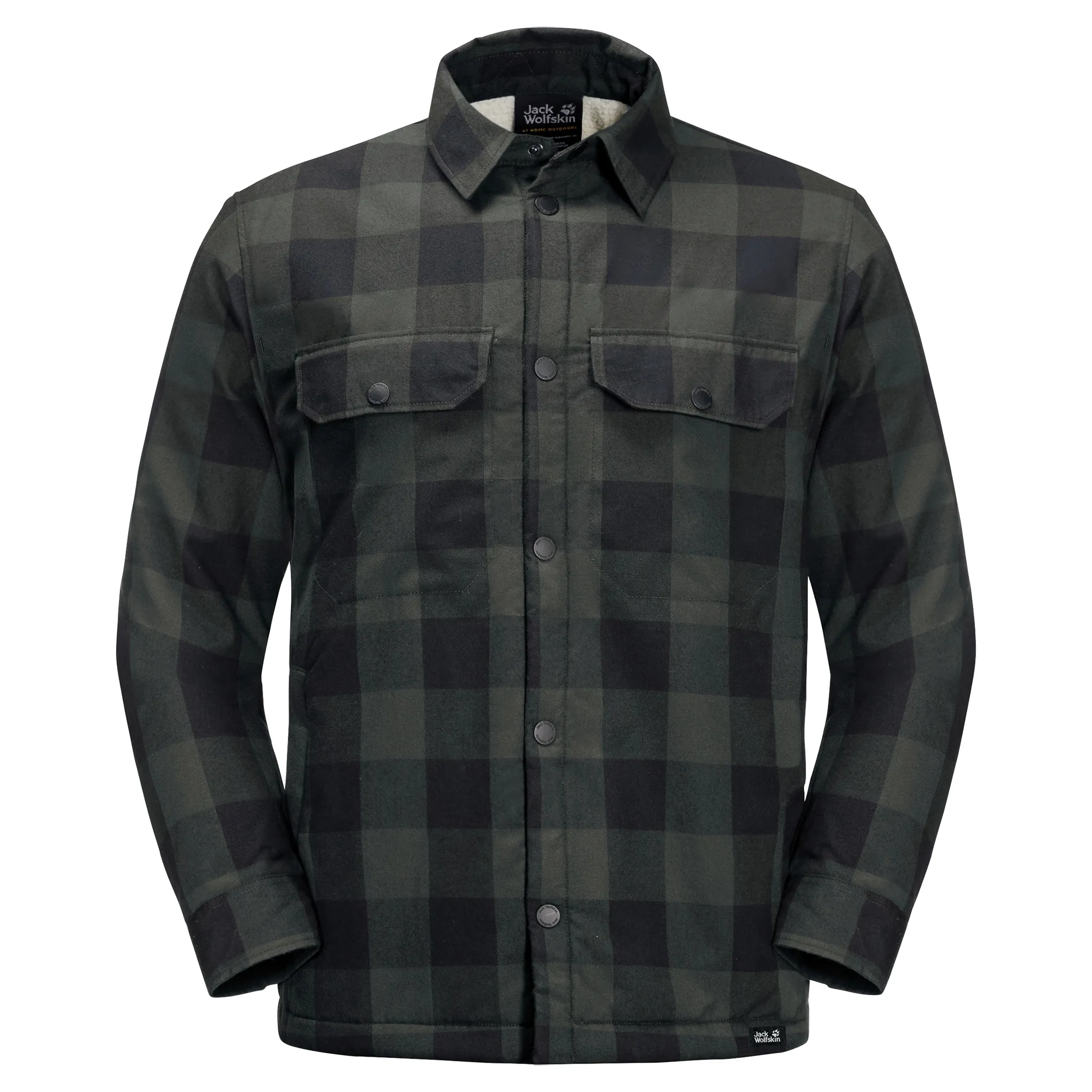 Jack Wolfskin Men&#x27;s Whiteville Shirt Bonsai Green Checks | Buy Jack Wolfskin Men&#x27;s Whiteville Shirt Bonsai Green Checks here | Outnorth