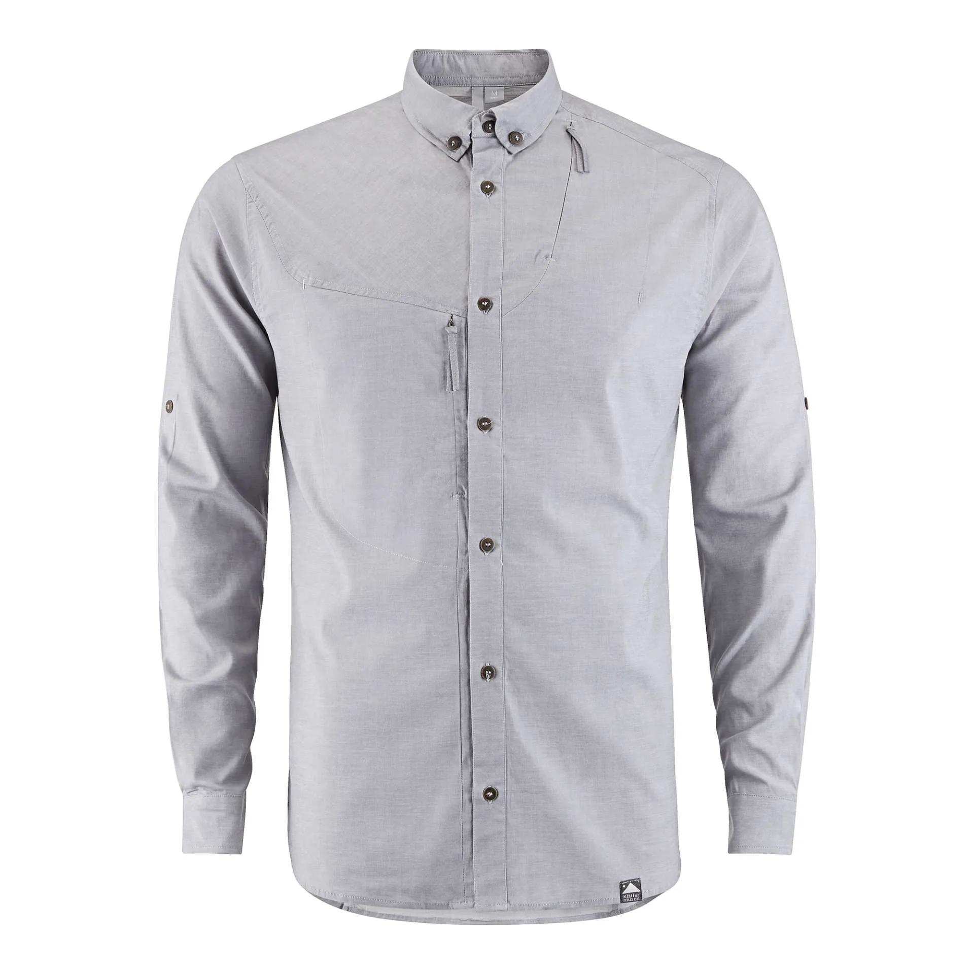 Klättermusen Men&#x27;s Lofn Shirt Grey Melange | Buy Klättermusen Men&#x27;s Lofn Shirt Grey Melange here | Outnorth