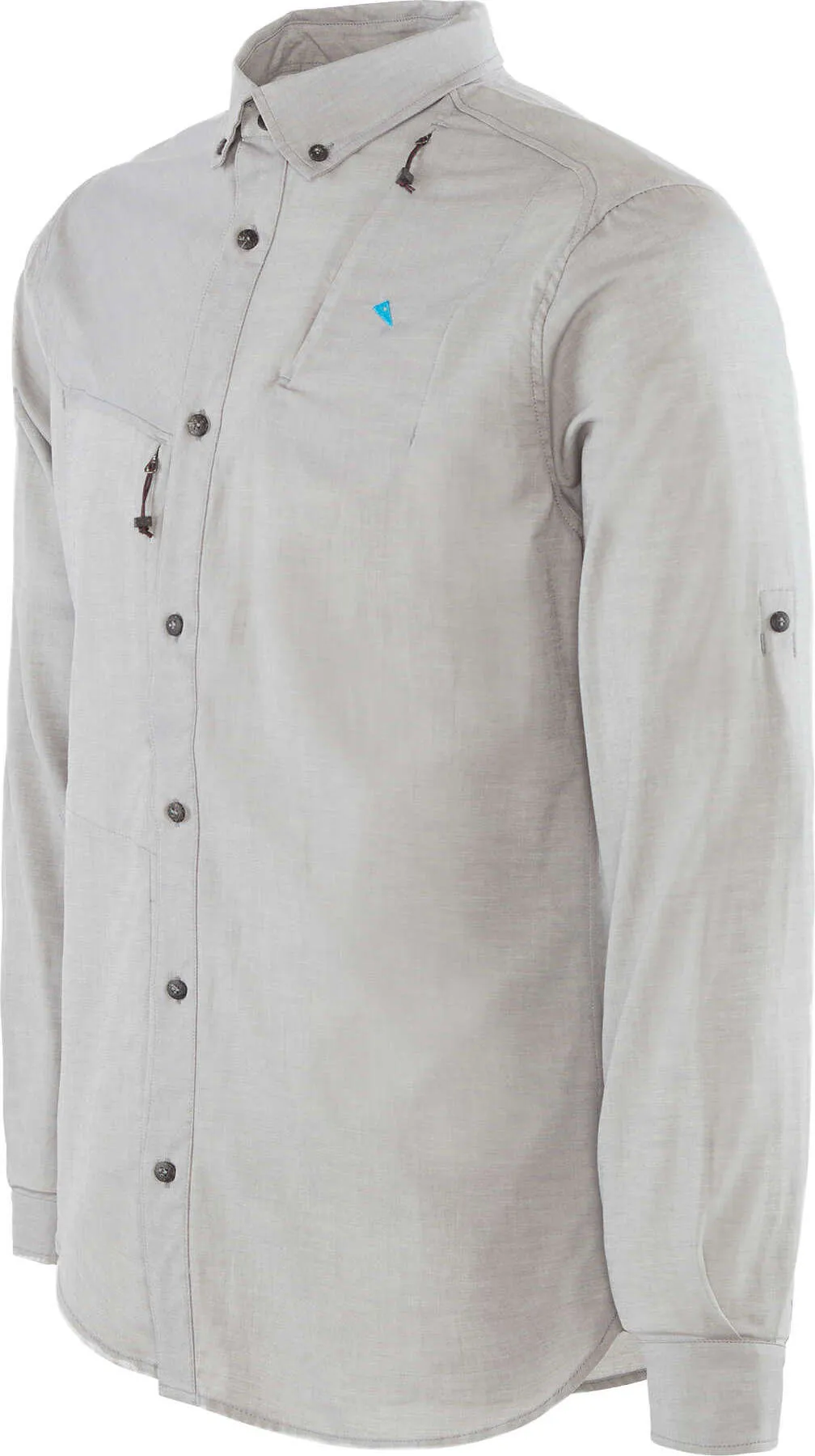 Klättermusen Men&#x27;s Lofn Shirt Grey Melange | Buy Klättermusen Men&#x27;s Lofn Shirt Grey Melange here | Outnorth