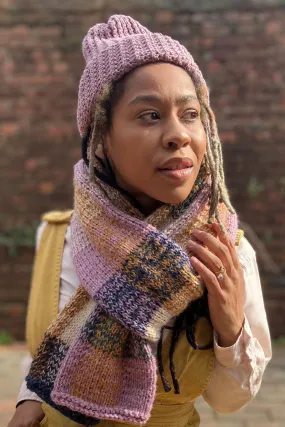 Knit Kit - Gingham To Me Baby Scarf