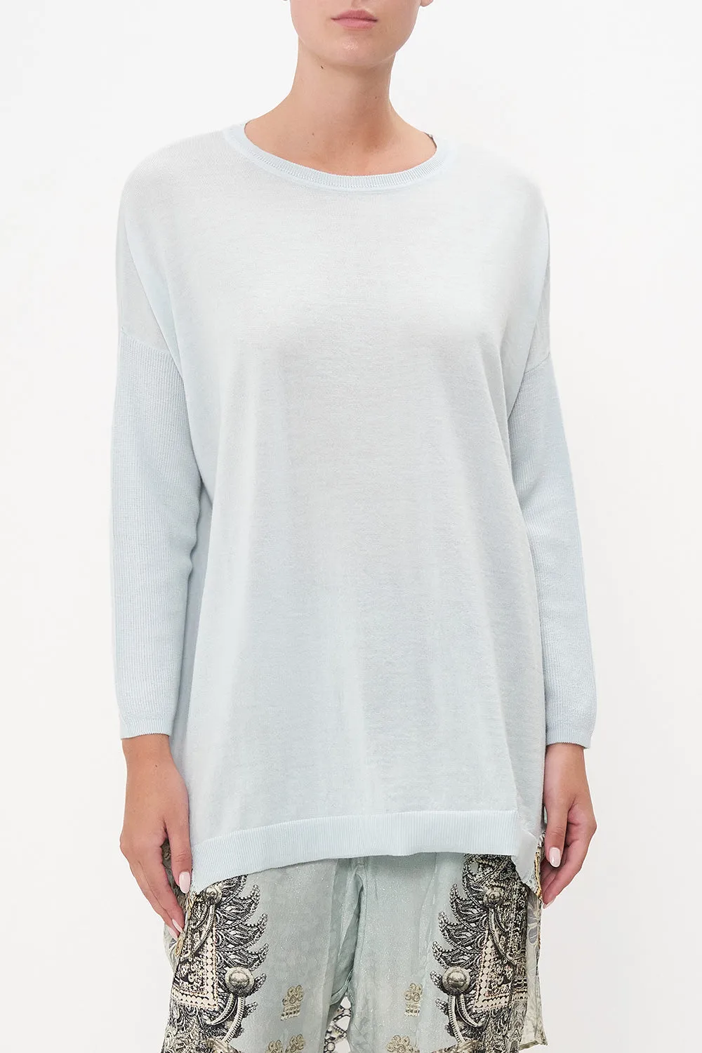 LONG SLEEVE JUMPER WITH PRINT BACK FREE ESPIRITU