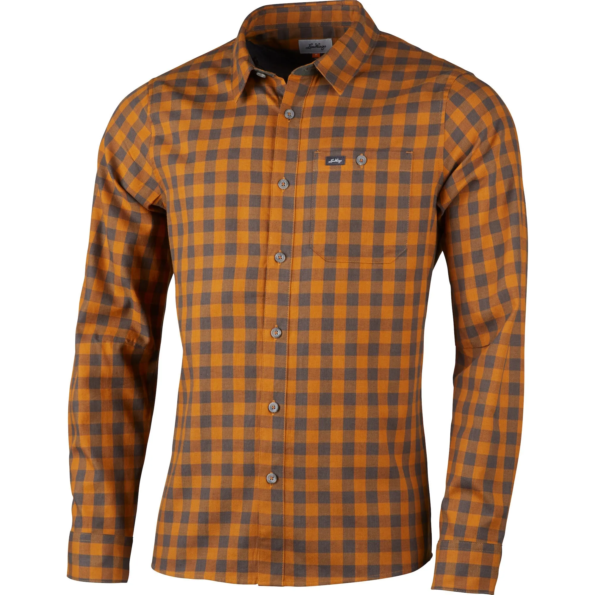 Lundhags Men&#x27;s Ekren Long Sleeve Shirt Dark Gold | Buy Lundhags Men&#x27;s Ekren Long Sleeve Shirt Dark Gold here | Outnorth