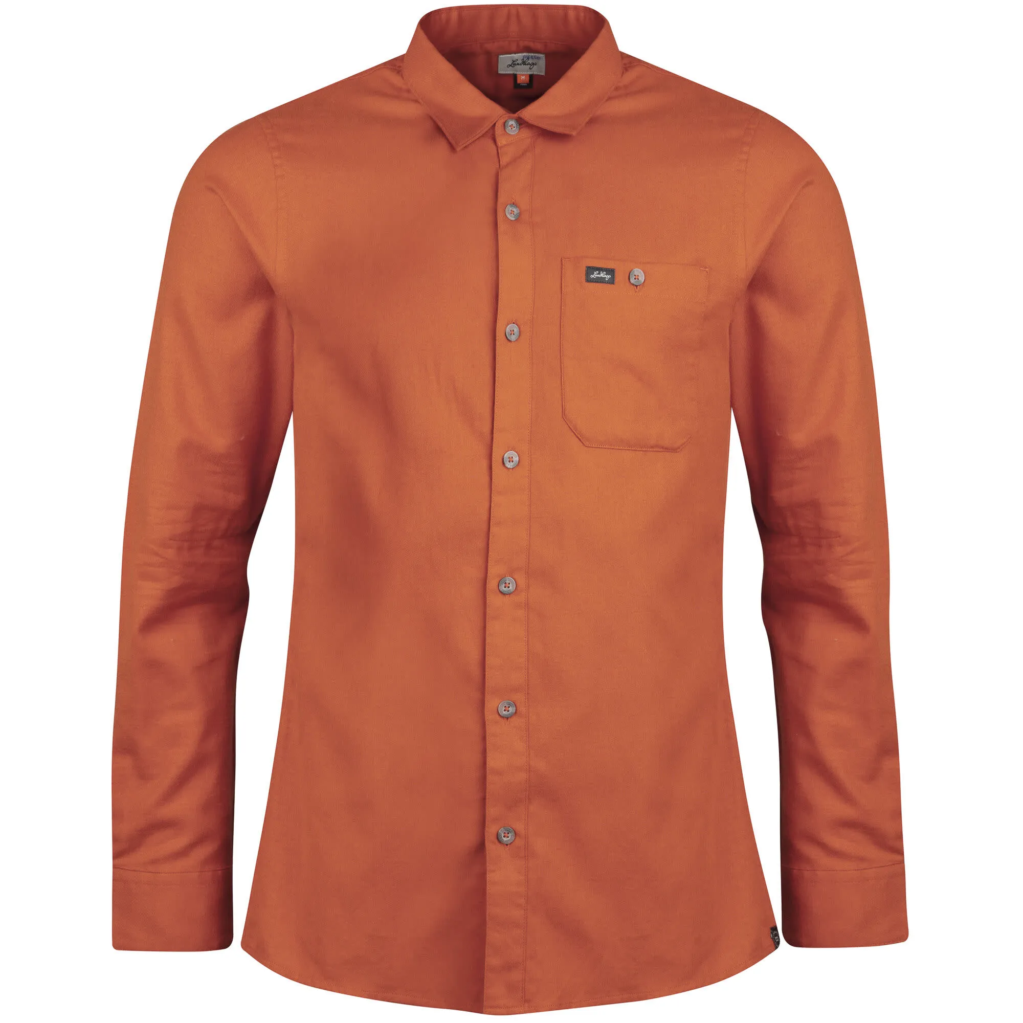 Lundhags Men&#x27;s Ekren Solid Long Sleeve Shirt Amber | Buy Lundhags Men&#x27;s Ekren Solid Long Sleeve Shirt Amber here | Outnorth