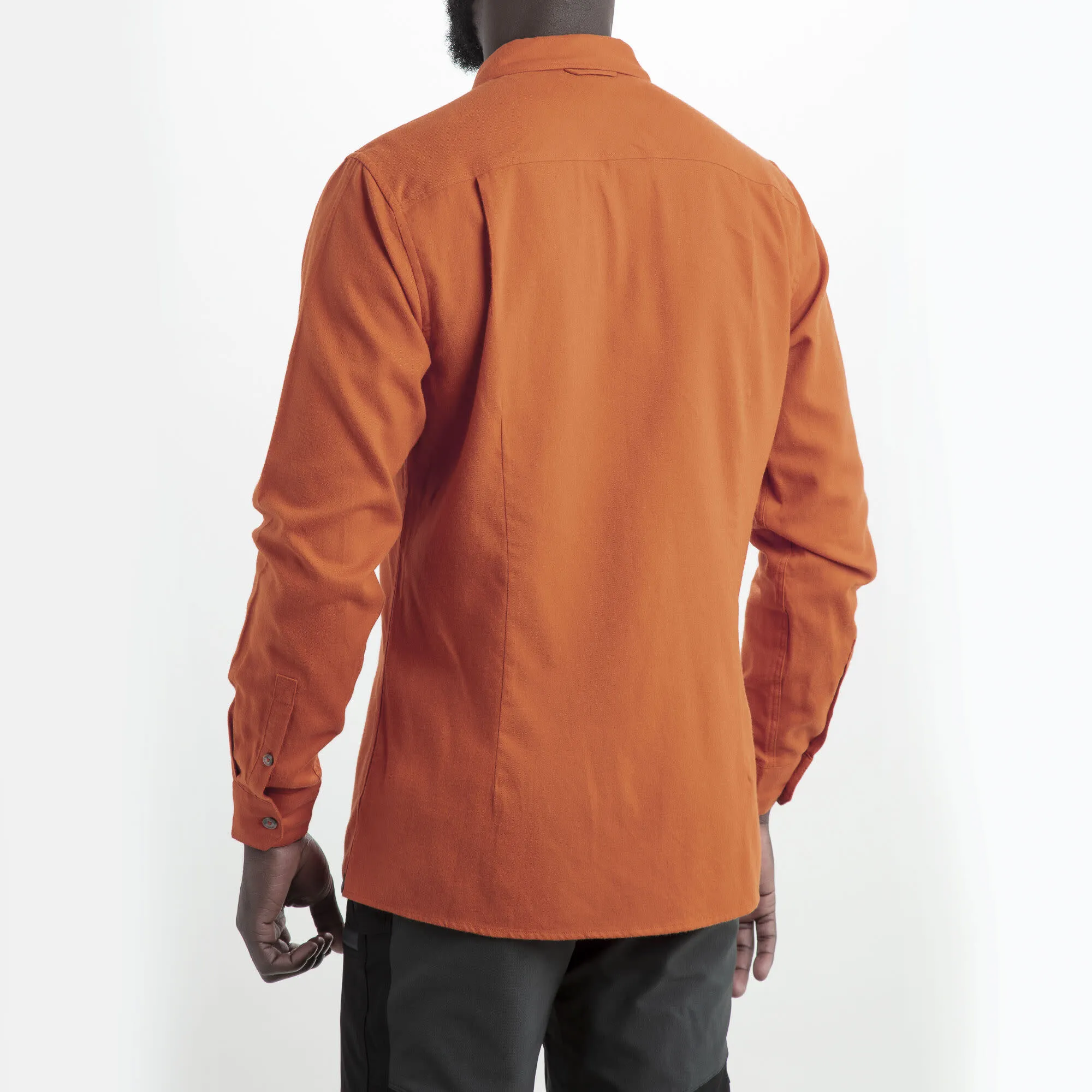 Lundhags Men&#x27;s Ekren Solid Long Sleeve Shirt Amber | Buy Lundhags Men&#x27;s Ekren Solid Long Sleeve Shirt Amber here | Outnorth