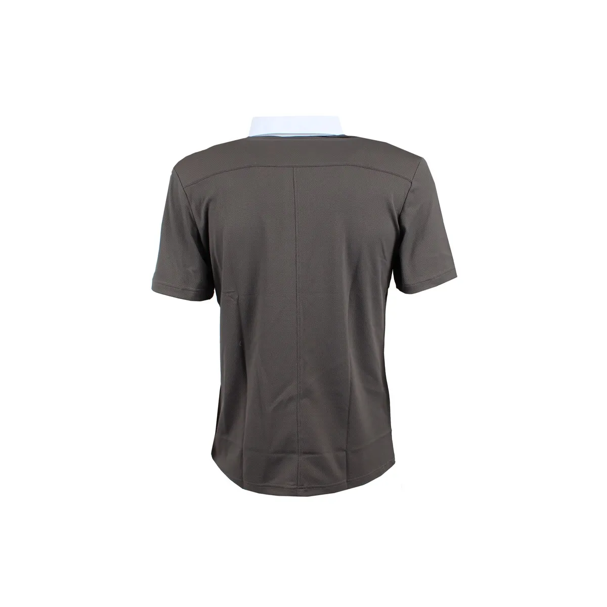 MEN PIQUE&#x27;  COMPETITION POLO SHIRT BY ANIMO, SHORT SLEEVES - COL. SLATE