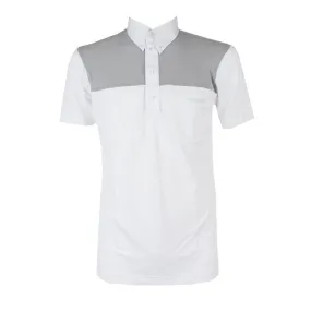 MEN SHOW/COMPETITION POLO SHIRT BY EQUILINE MOD. CARLOS ALFONSO White