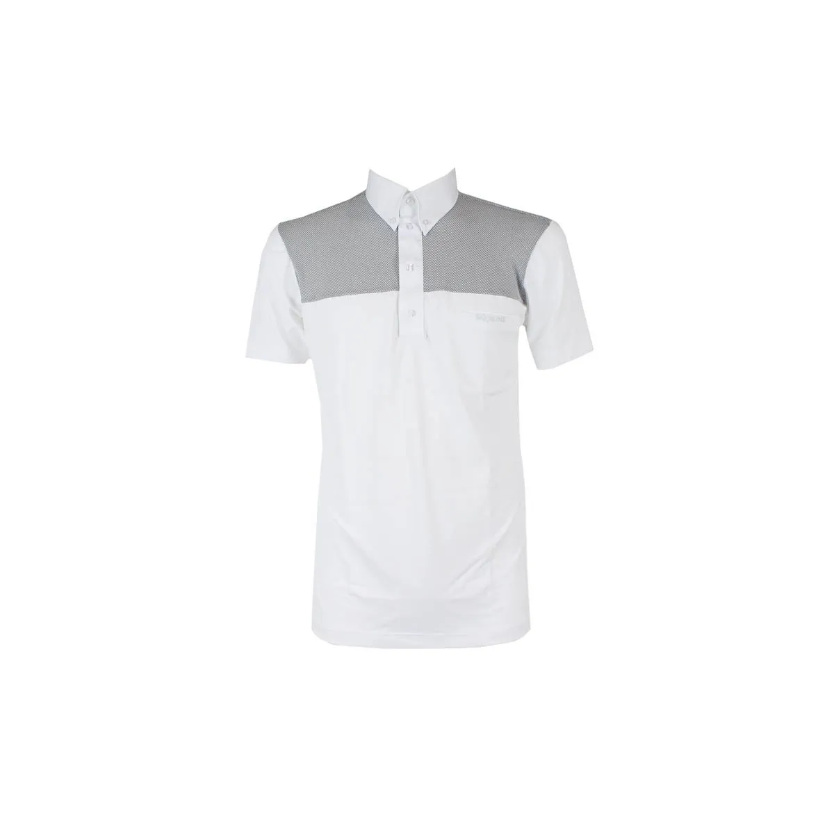 MEN SHOW/COMPETITION POLO SHIRT BY EQUILINE MOD. CARLOS ALFONSO White