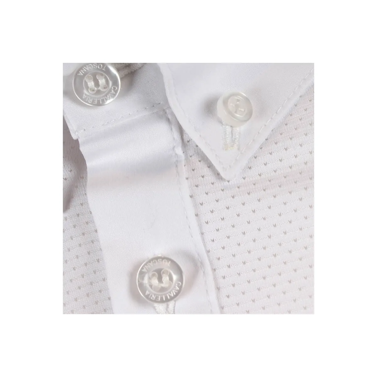 MEN SHOW/COMPETITION SHIRT BY CAVALLERIA TOSCANA MOD. IONS White
